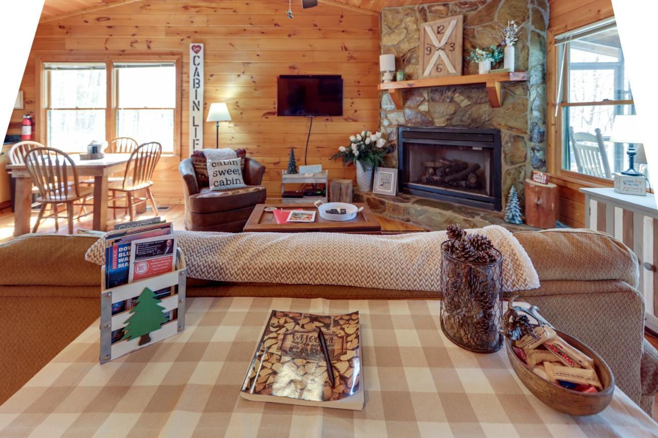 Blue Ridge Cozy Cabin In The Woods With Hot Tub! Eksteriør bilde