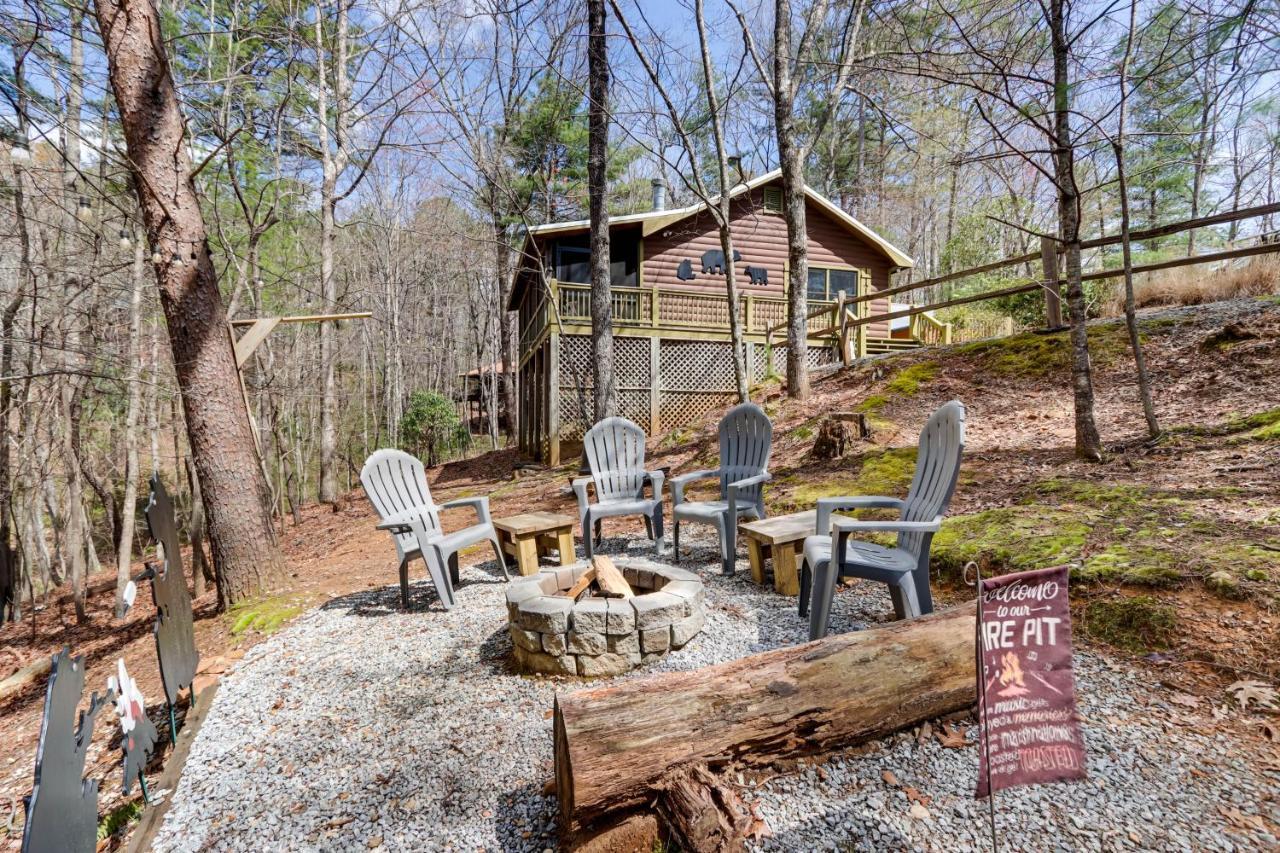 Blue Ridge Cozy Cabin In The Woods With Hot Tub! Eksteriør bilde