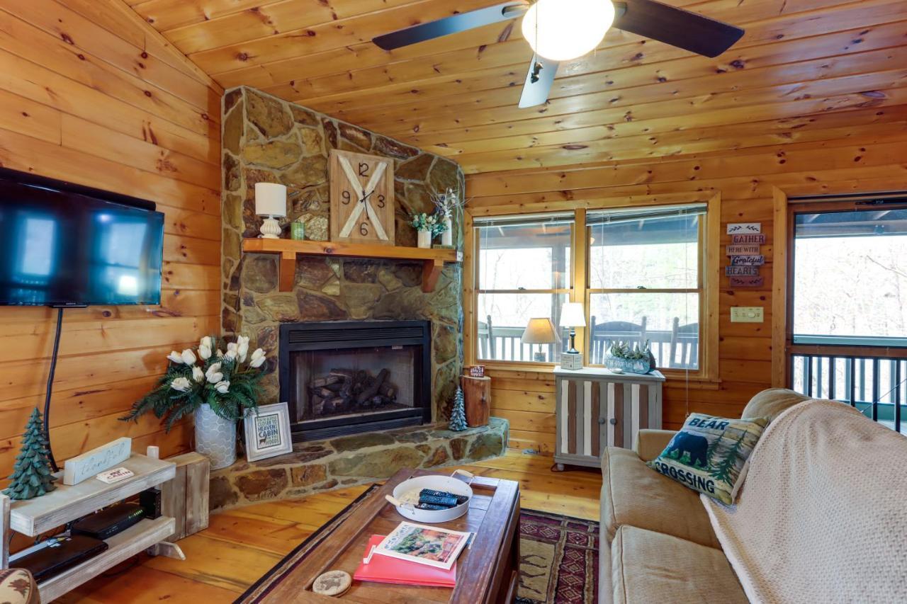 Blue Ridge Cozy Cabin In The Woods With Hot Tub! Eksteriør bilde