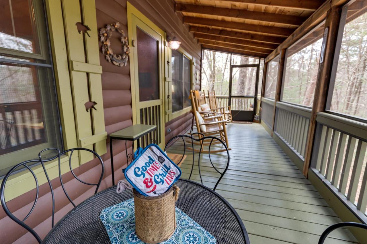 Blue Ridge Cozy Cabin In The Woods With Hot Tub! Eksteriør bilde